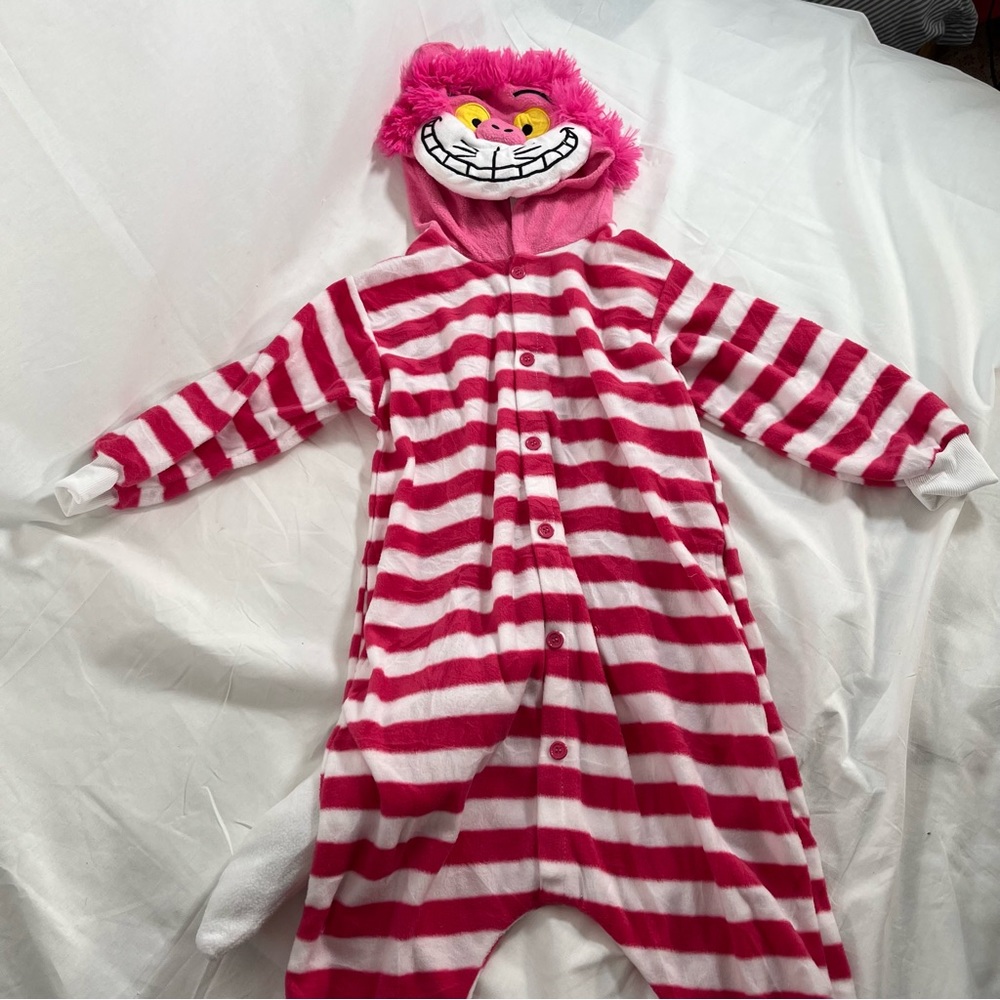 NWT Cheshire Cat Pink Striped Onesie Size